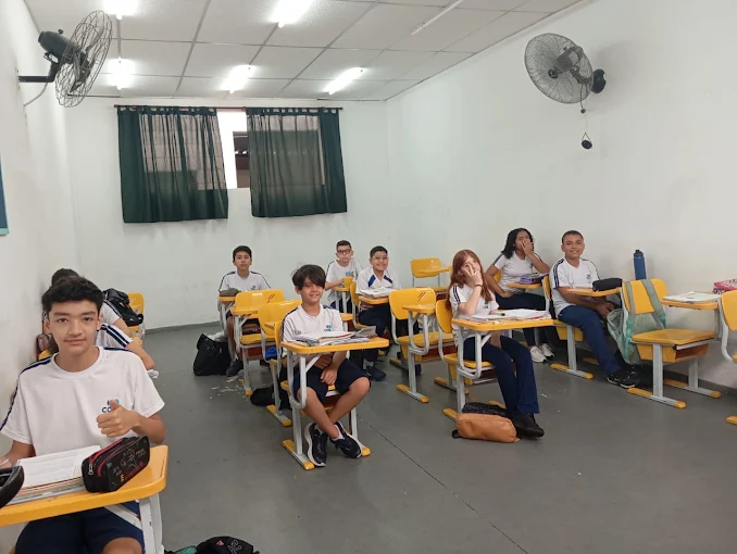 Sala de aula da unidade Diadema do Colégio COB